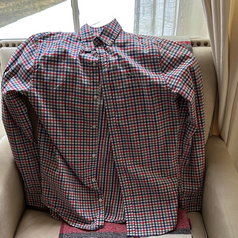 Boys Vineyard Vines Multicolor Checkered Shirt